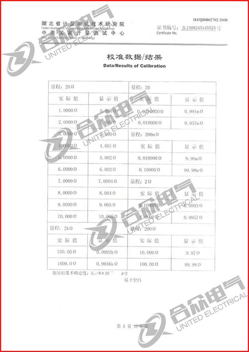 直流電阻測試儀 直流電阻快速測試儀 證書(shū)